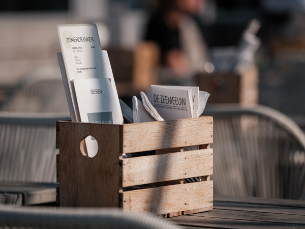 carte restaurant papier