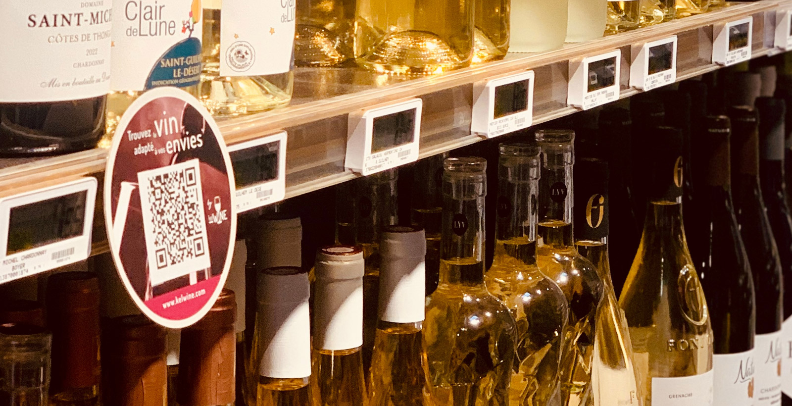 Sommelier digital kelWINE pour caviste sur smartphone