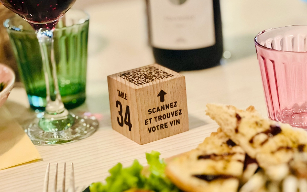 Menu QR code restaurant kelWINE